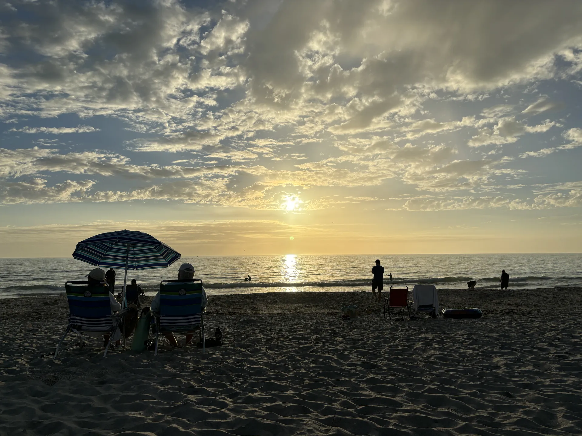 Evening on a Gulf beach near Port Charlotte, Florida