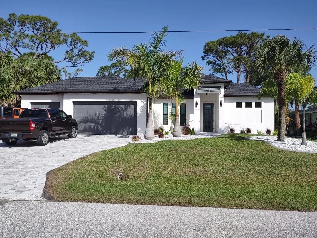 Completed home on Long Meadow Circle