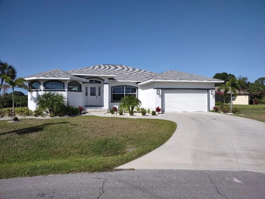 Completed single-family home