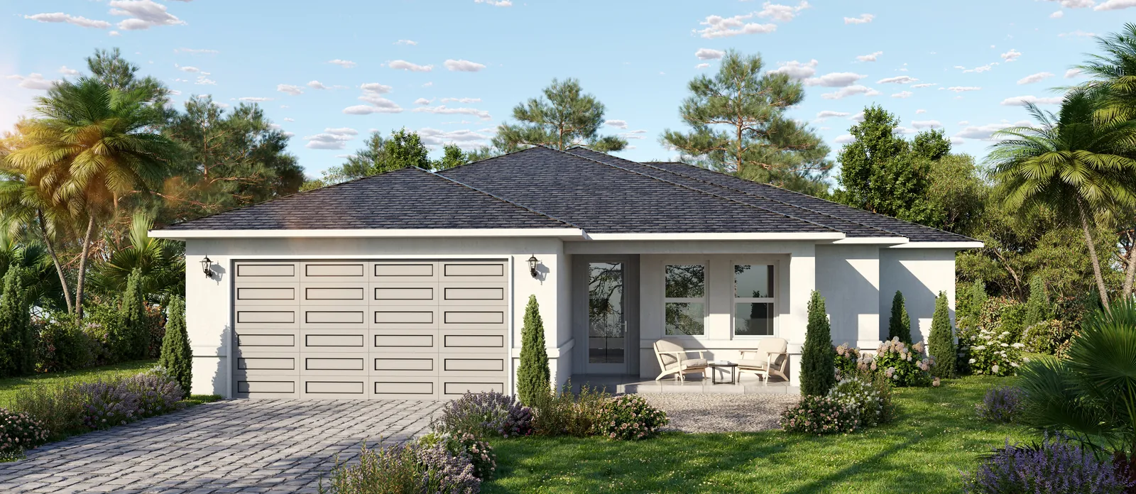 Model 1683 front exterior rendering